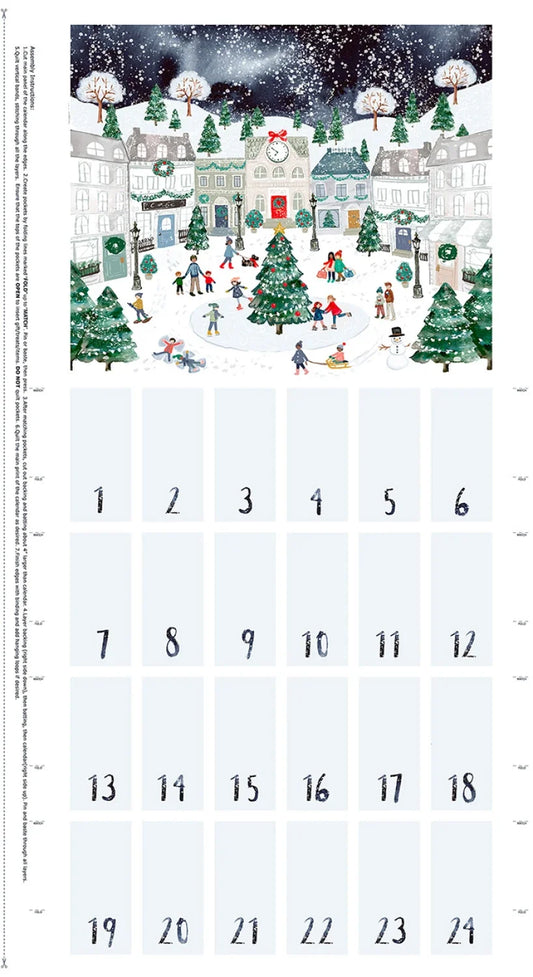 Baby It's Cold Outside - Multi 24" Wide Advent Panel
